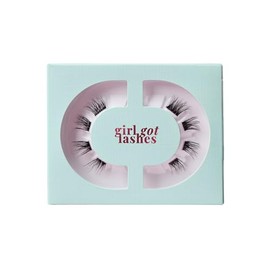 GirlGotLashes Mini Box Everyday Edition, Eyelash Extensions for Home, 1 Pair of Eyelashes, Lashes with 5-7 Day Hold, Vegan, Handmade (N°4: 6-12 mm)