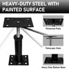 House Jacks for Leveling, 11"-17" Adjustable Jack Post Basement Floor