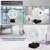 5in Cordless Fan Rechargeable Desk Fan Battery Powered Small Electric
