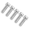 5pcs Titanium Bolts M8x 15 20 25 30 35 40