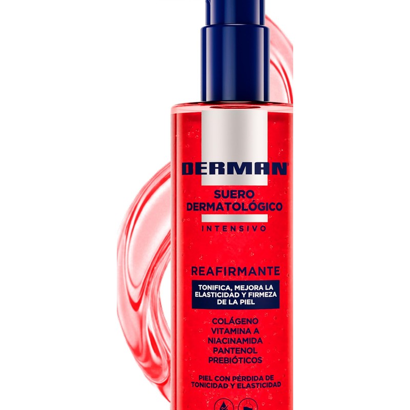 DERMAN Suero Dermatológico Reafirmante Colágeno Niacinamida 320 ml
