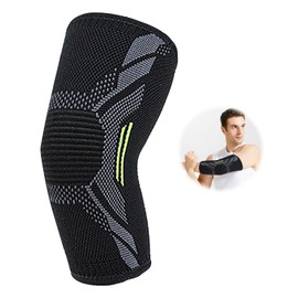 LEMLIN Ellenbogenbandage,Tennisarm bandage für Damen Herren，Arm Bandage Ellenbogen geeignet Arthritis, Sehnenentzündung, Ellenbogenstütze mit Klettverschluss für Kraftsport