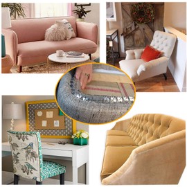 32ft Upholstery Metal Flexible Tack Strip for Furniture, Chairs, Sofas – Curve-Ease Grip for Easy Installation