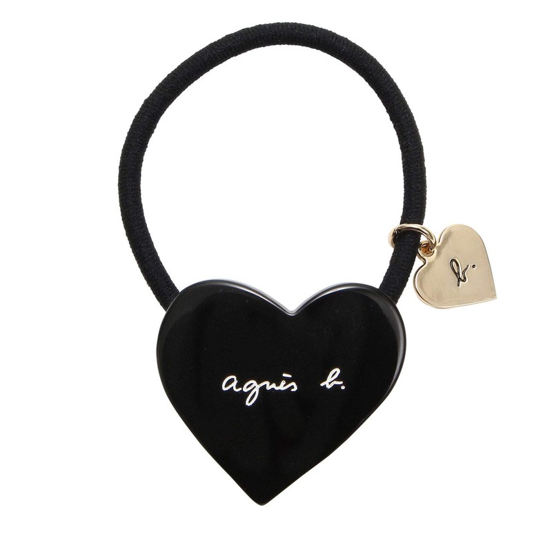 agn? s b. HA03-01 Heart Motif Hair Elastic Hair Accessory