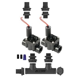 SPW Hunter Premium Valve Manifold System PGV101GS with Flow Control - Heavy Duty Action MachIng Parts 3/4In or 1In Slip PGV-101 (2 Zone)