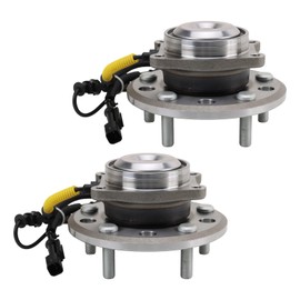 TRQ Rear Wheel Hub Bearings Assembly Set Driver & Passenger Side Compatible with 2017-2023 Chrysler Pacifica 2020-2023 Voyager