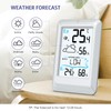OQIMAX Indoor Outdoor Thermometer Digital Weather Station Temperature Hygrometer Indoor