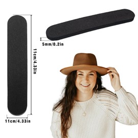 Aefemuhi 30 Pack Hat Size Reducer, Hat Size Tape, Inserts Liner Foam Reducing Tape for Men and Women's Hats, Caps (15 White and 15 Black)