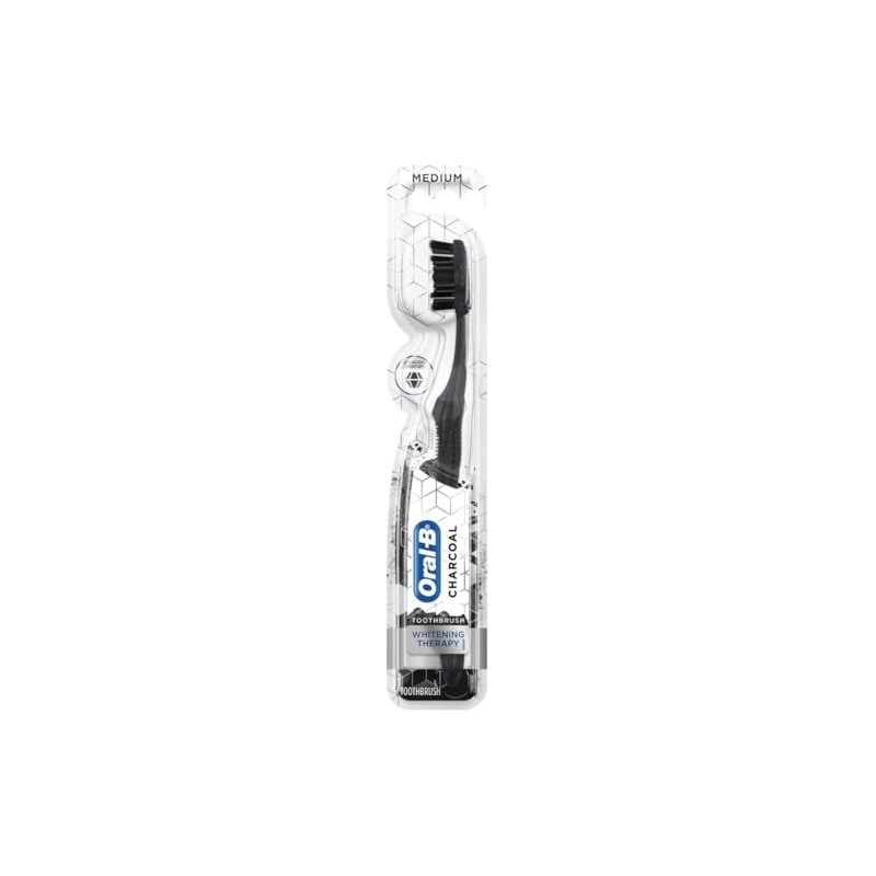 Oral B Charcoal Whitening Therapy Toothbrush Medium - 1 Ea,