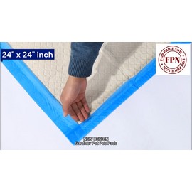 FPN 200 Disposable Underpads 24''x 24" Pee Pad ULTRA Absorbent Bed Incontinence
