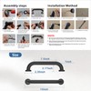Stair Hand Railing,Safety Handle Bar,Iron Outdoor Deck Rail,Safety Handle Bar,Banister