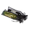Wuligirl 20pcs Black Large Sheer Organza Wine Bottle Bags Drawstring