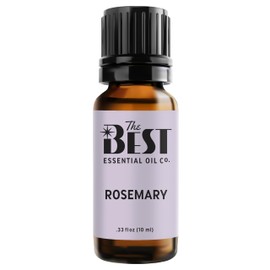 The Best Rosemary Essential Oil- Premium Grade- 100% Pure & Natural for Aromatherapy, Diffuser, Spa, Massage, Air Freshener- 10 ml (.33 fl oz)
