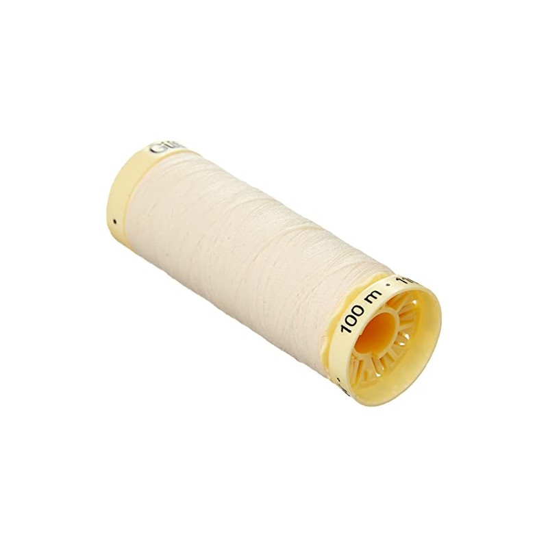 Gutermann Sew All Polyester Thread, 100Mtr, Cream (0414)