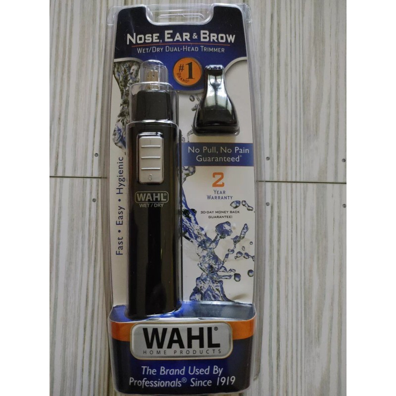 Wahl Ear, Nose & Brow Wet/Dry Dual Head Battery Operated