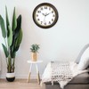 Yoiolclc Wall Clock Battery Operated Silent Non-Ticking Vintage Wall Clocks