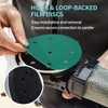 60-Pack 5 Inch 9 Hole 120 Grit Sanding Discs, Heavy-Duty