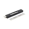 Triumph Stainless Steel Scraper Blades, 6 Inch, 0.15mm, 25 Blades per Box with Safe Dispenser, Black Box (1)
