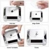 sourcing map Solar Display Stand Turntable 3.54" Plate Dia 360°
