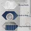 Waterproof Fabric Shower Curtain Thick Bathroom Curtain (Sea, 180x180cm)