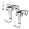 Handship 2Pcs 360° Rotatable Wall Hooks for Hanging, Stainless Steel
