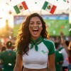 Pack de 12 Diademas de Bandera de México para el