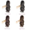 Highlight Ponytail Extension Claw Multi Layered Hair Wavy Curly Jaw
