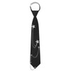 GHTIYLP Black Tie for Women Pre-tied Adjustable Womens Tie, Punk