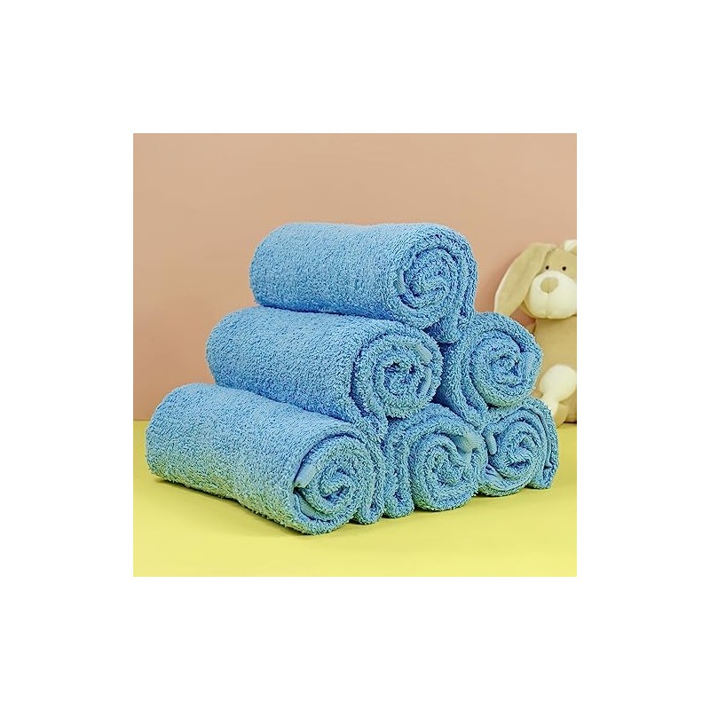 Bright Bots Reusable Terry Cloth Nappies 100% Cotton Absorbent 60x60cm