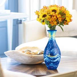 Puzzle Vase for Adults | 3D Vase Puzzle,Puzzle Planter with Removable Water Cup, Made by 160 Curved Puzzle for Flower Arrangements