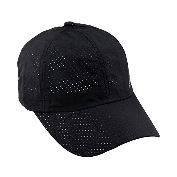 squaregarden Baseball Cap Hat,Running Golf Caps Sports Sun Hats Quick Dry Lightweight Ultra Thin,03-Black 3,One Size