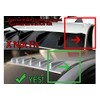 HK5 Vortex Shark Fin Rear Roof Spoiler Wing Compatible with