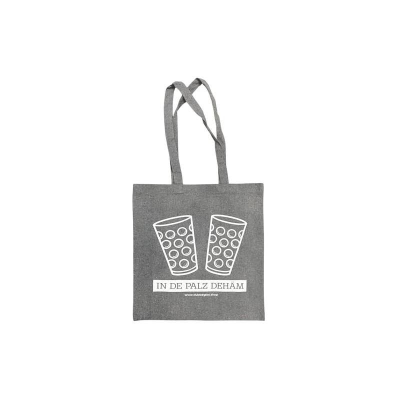In de Palz dehäm & Dubbeglas Cotton Bag - Pfalz