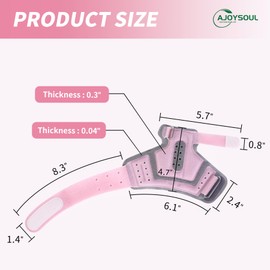 Ajoysoul Thumb and Wrist Brace, Thumb Splint for Arthritis, Tendonitis, Thumb Support for Left or Right Hand - Single Pink
