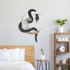 OYEFLY Black Snake and Crescent Moon Mirror Wall Decor,Gothic Snake
