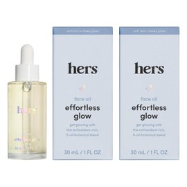 hims&hers HIMS & HERS Hers Aceite Facial Resplandor Sin Esfuerzo - Aceite Facial Anti Envejecimiento Para Piel Luminosa - Suaviza, Hidrata, Alisa Arrugas - Contiene Aceite De Jojoba, Aceite De Árbo