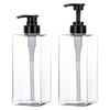 Yebeauty Pump Bottle Dispenser, 22oz 650ml Plastic Shampoo Pump Dispenser