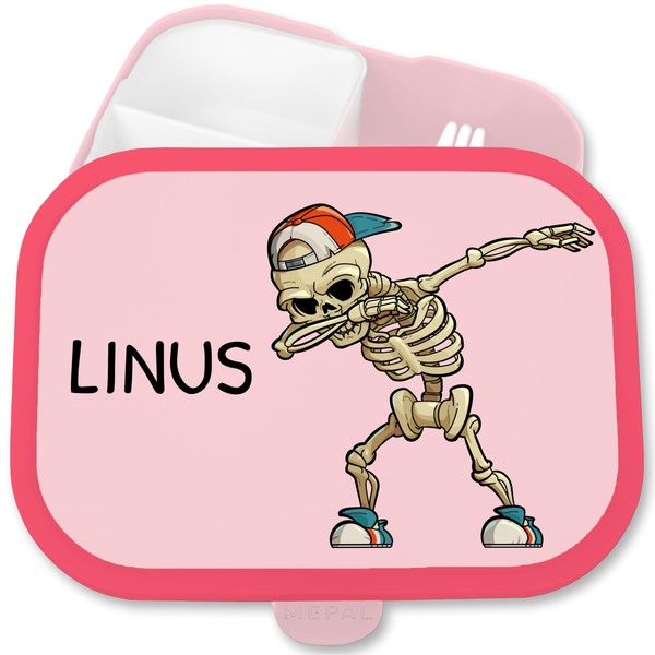 Children's Campus Lunch Box for Mepal - Dabbing Skeleton |