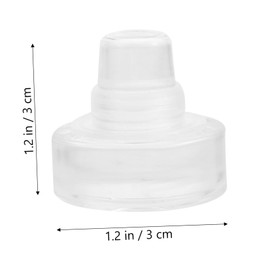 Garneck 10 Stück Glas Flaschenstopfen - Wiederverwendbare Weinflaschenverschlüsse Aus Hochwertigem Glas Mit T-Form Ideal Für Wein Bier Und Bastelprojekte Perfektes Zubehör Für Ihre