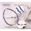 Aobei Pearl Irregular Lapis Lazuli Choker 18K Gold CZ Evil