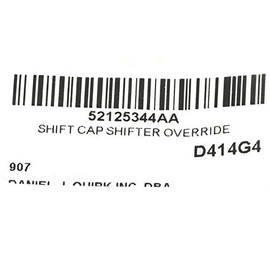 Mopar 52125344AA - Shifter Override Cap