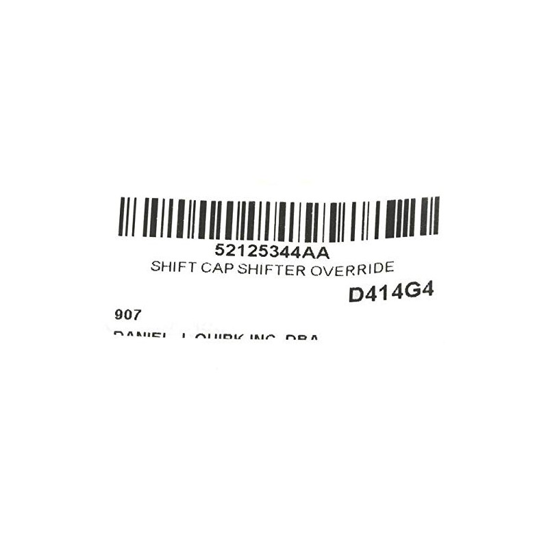 Mopar 52125344AA - Shifter Override Cap