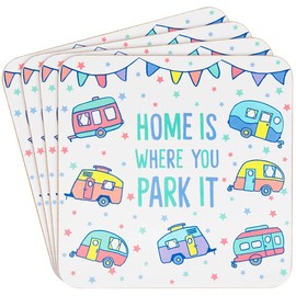 Home is Where You Park It - Caravan Coasters