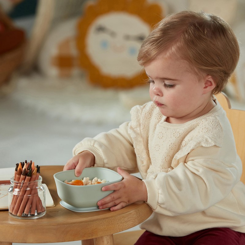 NUK for Nature Suction Bowl and Lid, Leak-Proof Lid, Microwave,
