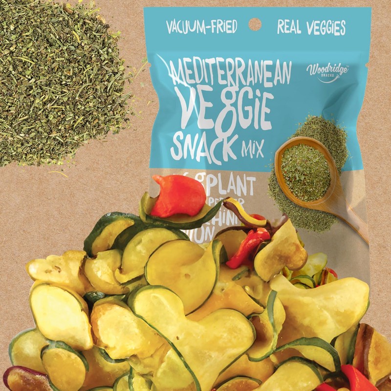 Woodridge Snacks | Vacuum Fried Veggies | Mediterranean Mix |