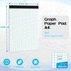 Graph Paper Pads A4 Graph Paper Notebook, 2 Pack 4x4