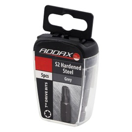 TIMCO TX Drive Driver Bit S2 Grey - S2 Steel is premium quality alloy steel for exceptional strength and durability compared with standard chrome vanadium driver bits - TX30 x 25