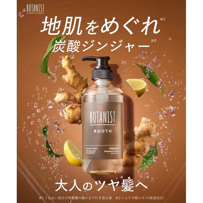 [New Model] BOTANIST ROOTH Aging Care Shampoo Treatment Set Straight