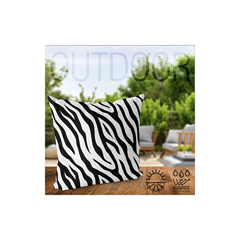VOID Zebra Pattern Striped Cushion Cover Sofa Cushion Decorative Outdoor