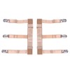 Jixin4you 2-piece Set, Shirt Garter, Men's, Women's, Stretch, Leak Proof,